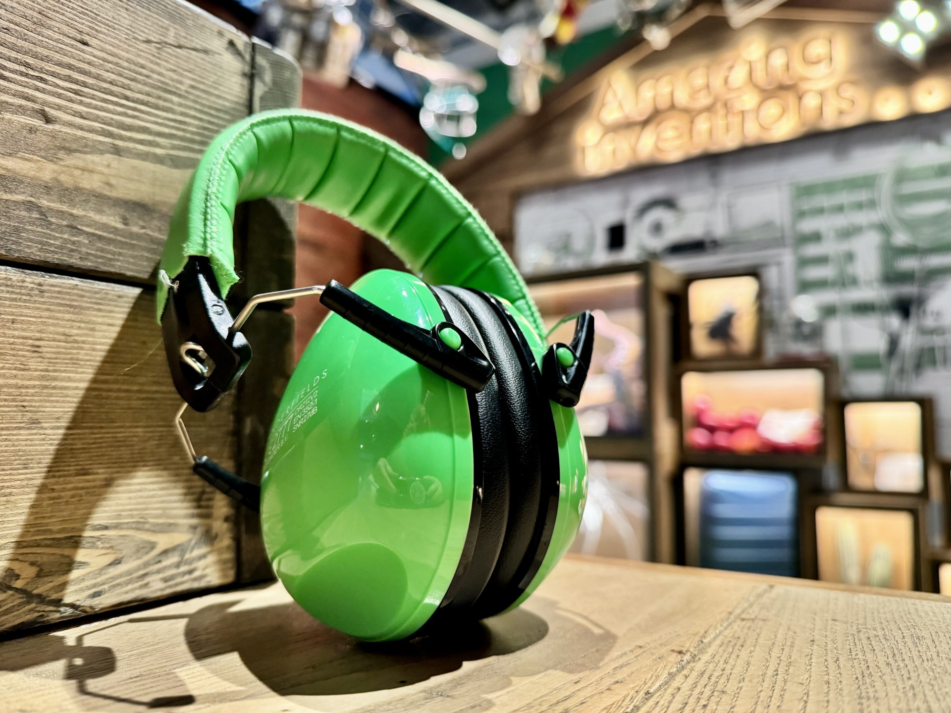 Ear defenders are available too!